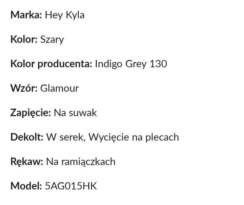 Sukienka wieczorowa maxi Hey Kyla 38
