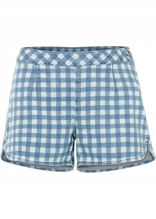 B.P.C krótkie spodenki jeansowe w kratę ^40