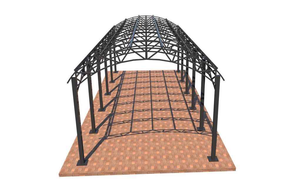 Навес на болтах, Автонавес для дома и дачи, Навес для авто, Маркиз