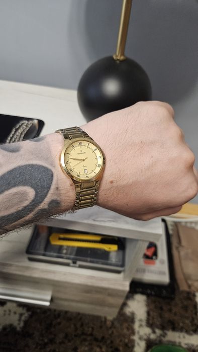 Годинник  Romanson  MGP  23K  GOLD  PLATED