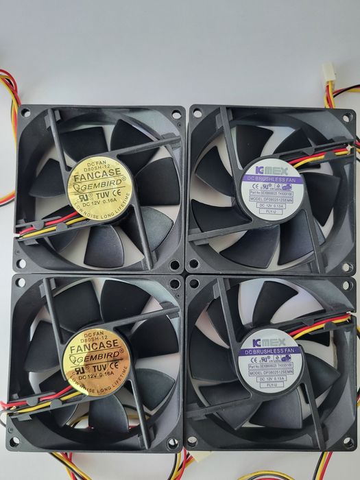 Кулери,вентилятори DC 12v для ПК та іншого обладнання