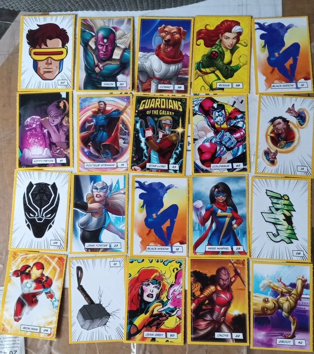 Наліпки наклейки коміксів Марвел Marvel