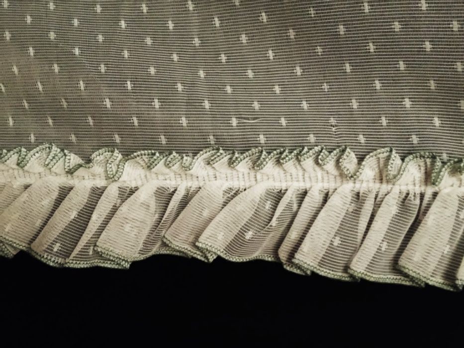 Тюль. Белая. Два полотна