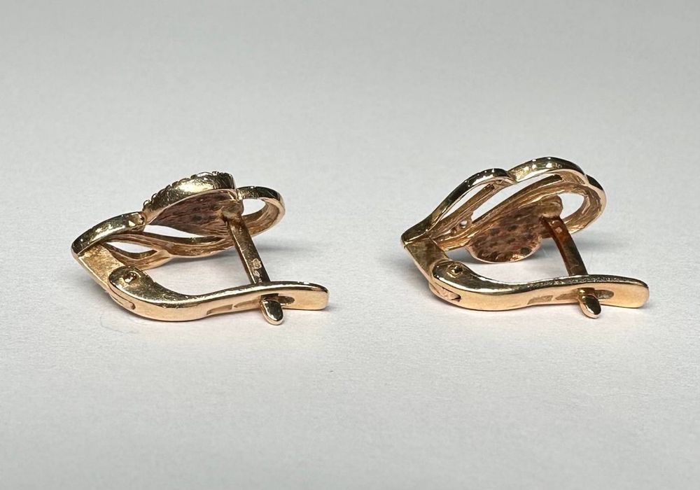 Сережки золото 585°