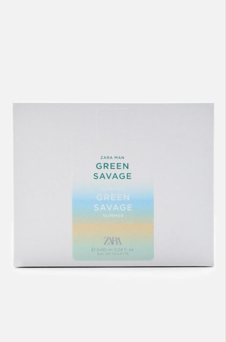 GREEN SAVAGE + GREEN SAVAGE Summer EDT 2 X 90 ML Zara NOVO