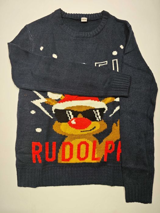 Świąteczny Sweter Dziecięcy Rebel Rudolf 122/128