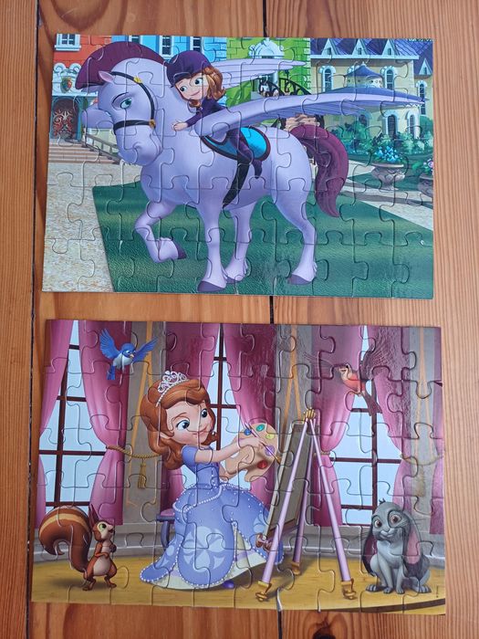 Puzzles de madeira da Princesa Sofia 50 peças64874043125763122