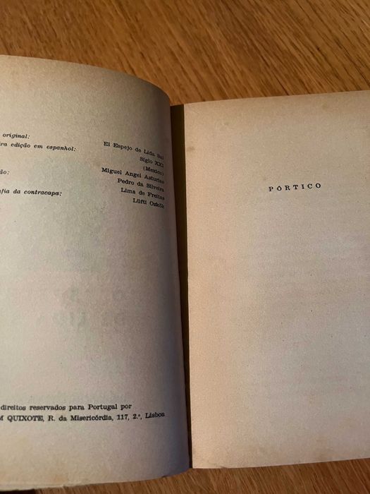 O ESPELHO DE LIDA SAL      Miguel Angel Asturias