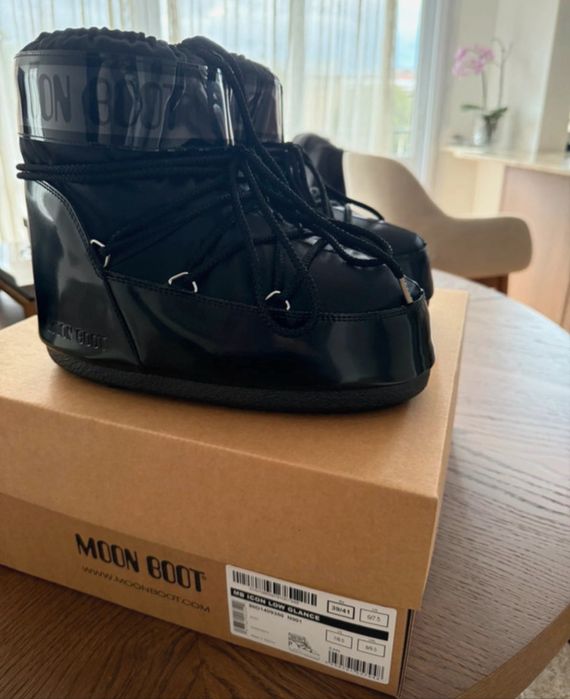 Moon boot Noir Low Glance 39-41 Nowe!