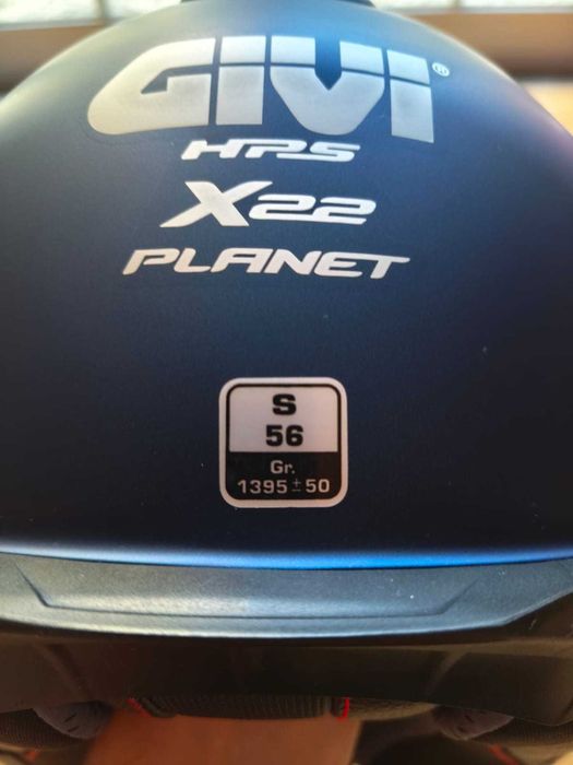Capacete Jet GIVI HPS X22 Planet Tam.S