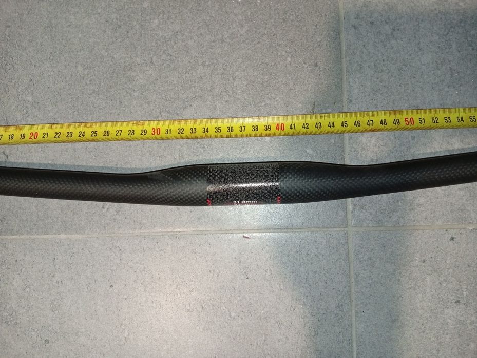 Volante carbono BTT guiador 74cm