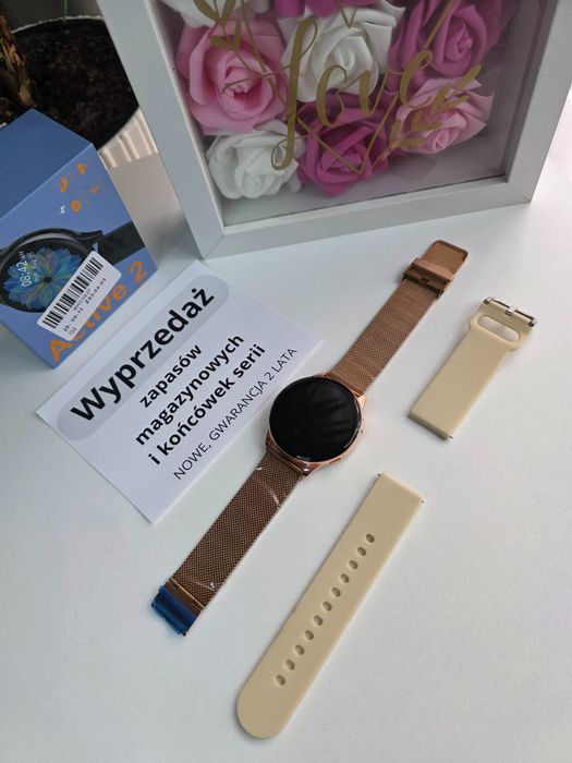 Smartwatch Damski, nowy, pełny komplet. Wyprzedaż magazynu