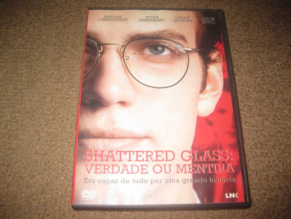 DVD "Shattered Glass: Verdade ou Mentira" com Hayden Christensen