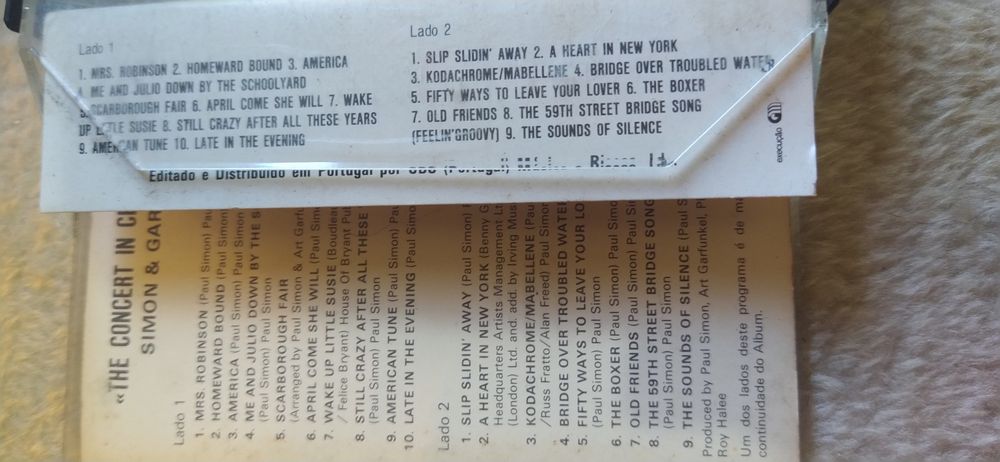 Cassete "Simon and Garfunkel"