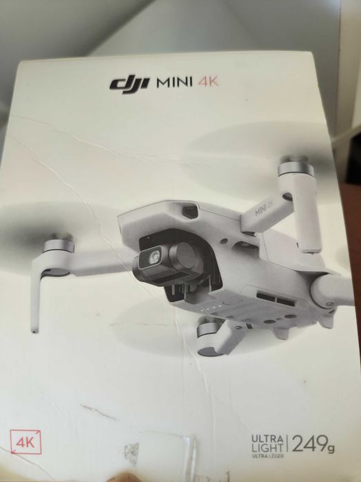Drone DJI MINI 4K (Autonomia: 31 min - Cinzento)