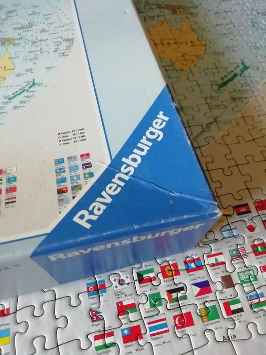 Puzzle 1000 Ravensburger Mapa