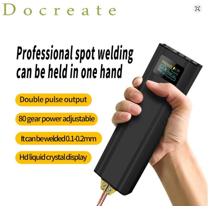 Апарат для точкового зварювання акумуляторів Docreate