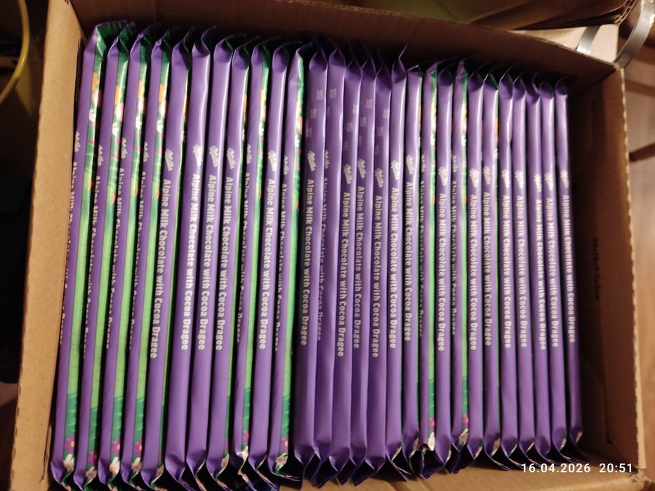 Czekolady Milka z zajacem