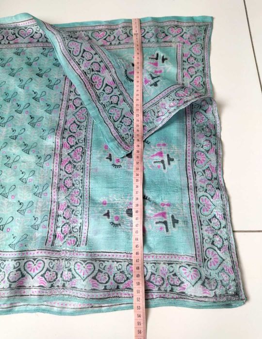 Szal Duża chusta 100% Jedwab Silk Soie Seide