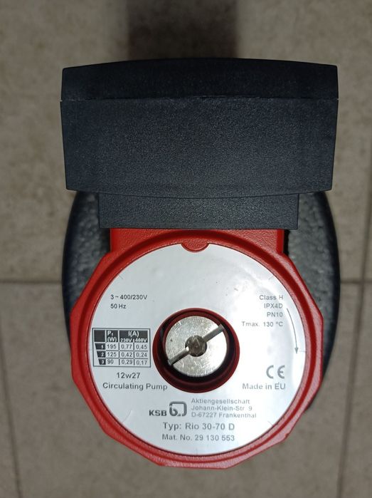 pompa ksb rio 30-70d nieużywana 3~400v wilo top-s  30/7