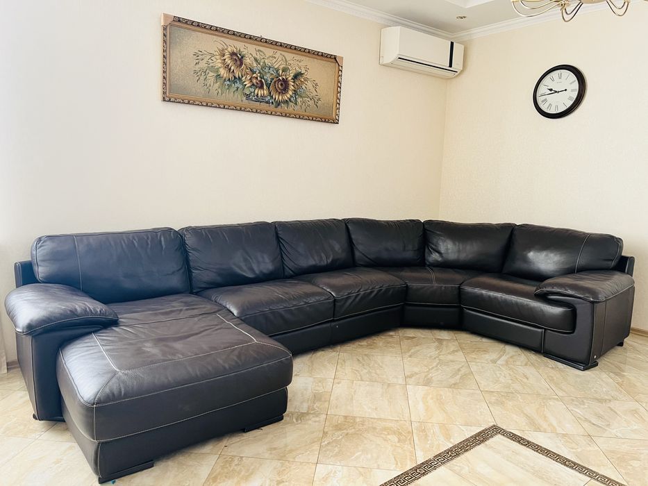 Продам шкіряний кутовий диван Italsofa (Італія)