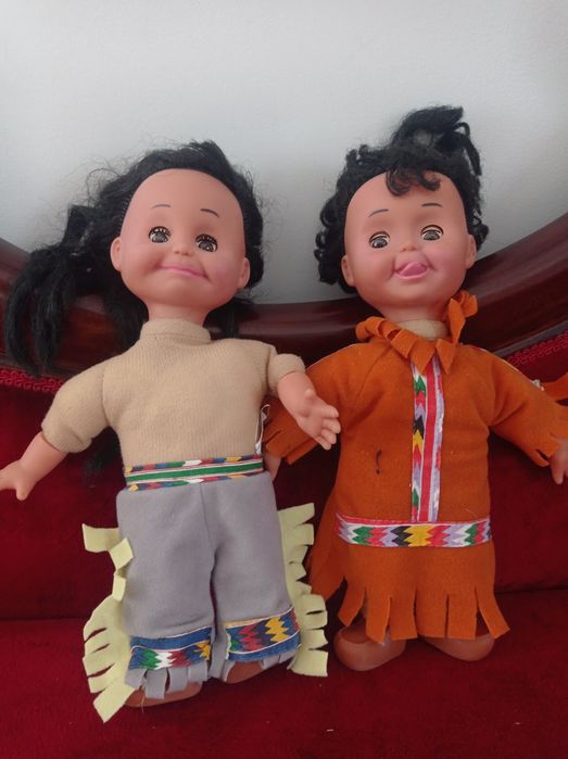 Lalki Vintage Kafutoy indianki