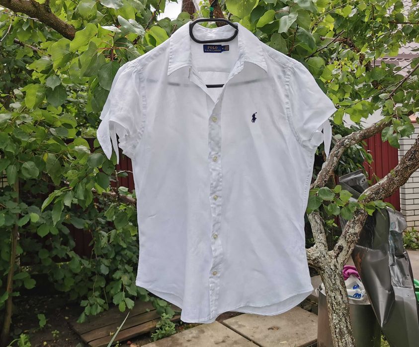 Блузка з льону сорочка футболка Polo Ralph Lauren Оригінал M