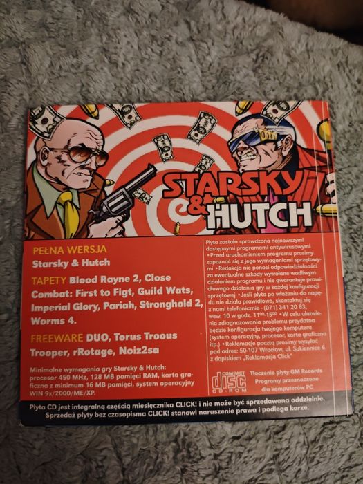 Starsky & Hutch stara gra komputerowa PC Retro Click! 07/05