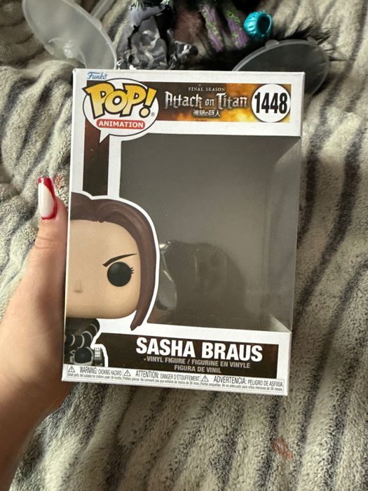 Армін, Мікаса, Леві, Саша фігурки фанко поп по атаці титанів