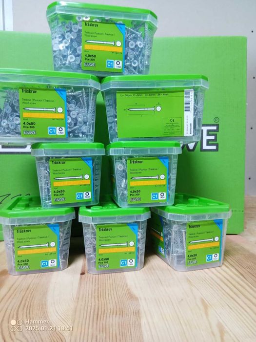 sprzedam śruby wkręty Essve różne rodzaje