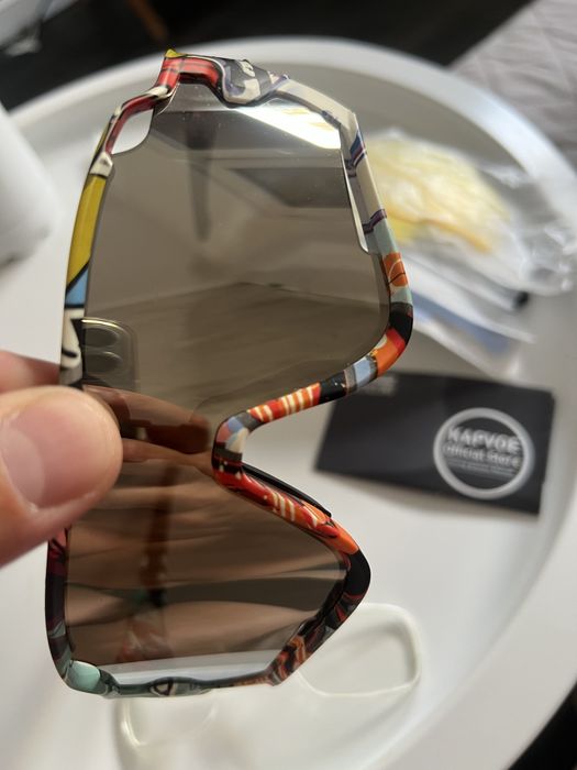 Oculos BTT kapvoe 5 lentes e com suporte para lentes graduadas