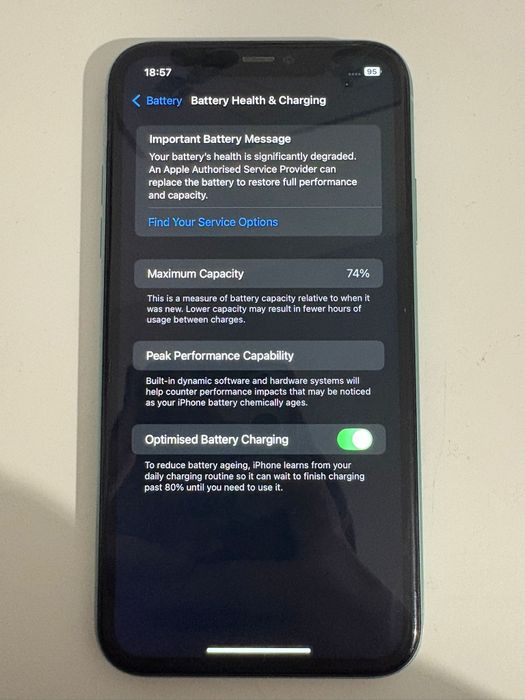 iPhone 11  turkusowy,zadbany