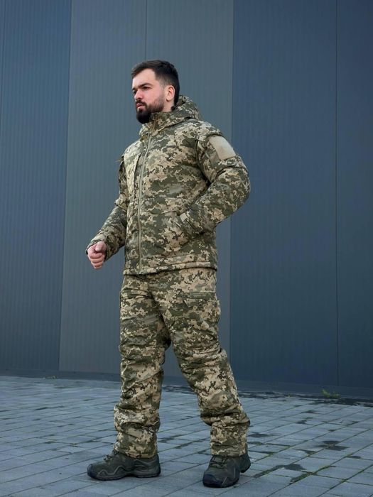 Штани зимові Піксель Call Dragon утеплені Omni heat тактичні військові