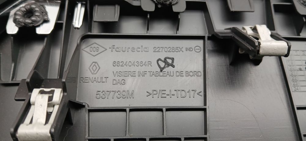 Moldura da consola central / rádio / aro RENAULT Zoe (BFM_)