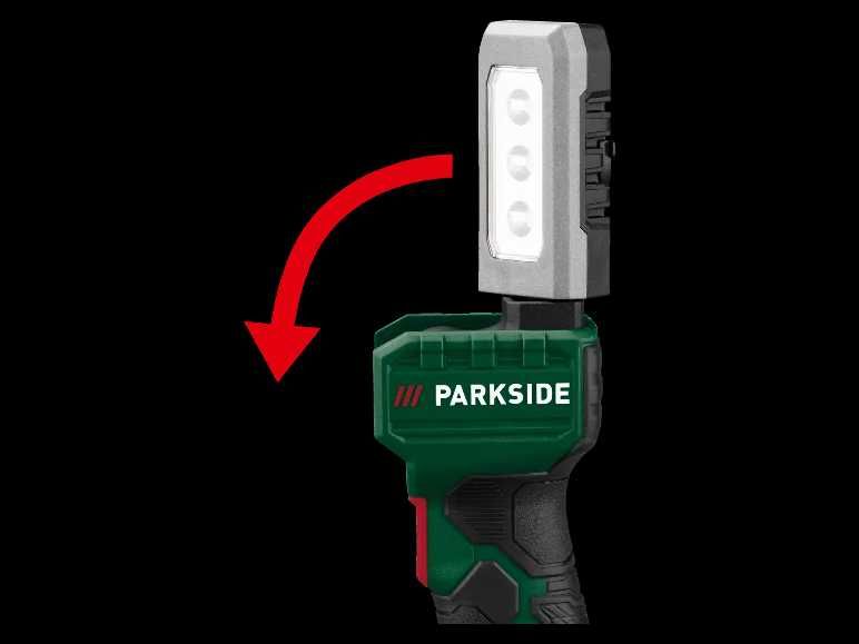 Kit Lanterna Led 20V Parkside + Bateria