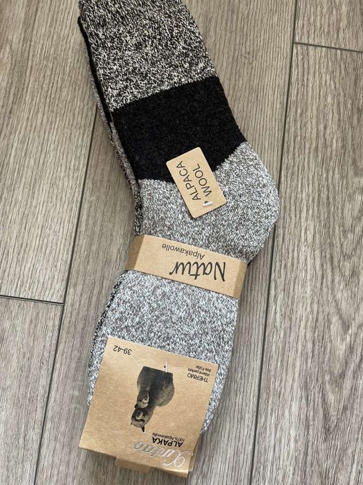Skarpety męskie wełniane z Alpaki 3 pary