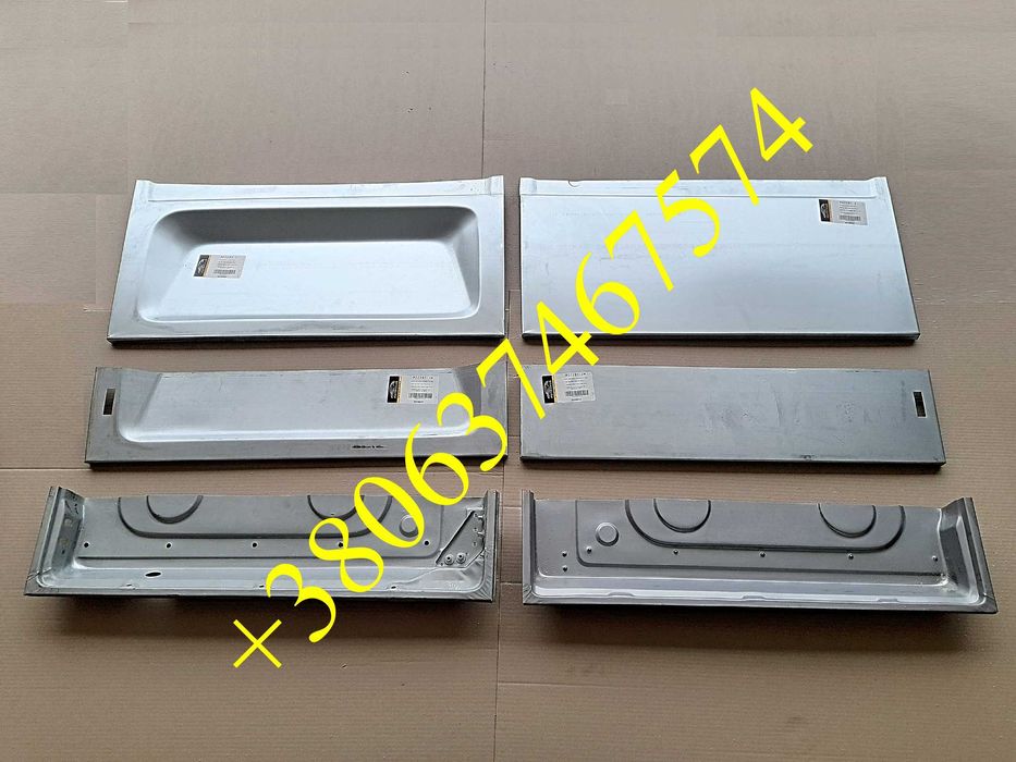 Пороги подножки арки передние задние низ двери крыло Форд Транзит