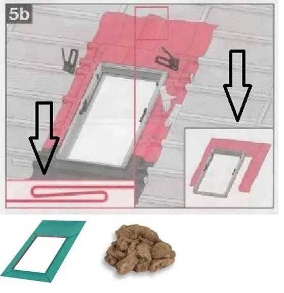XDK Pakiet izolacyjny do okna dachowego Fakro 55x78