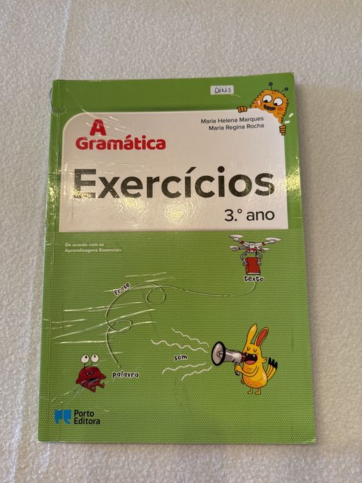 Livro escolar Gramatica 3 ano  em bom estado