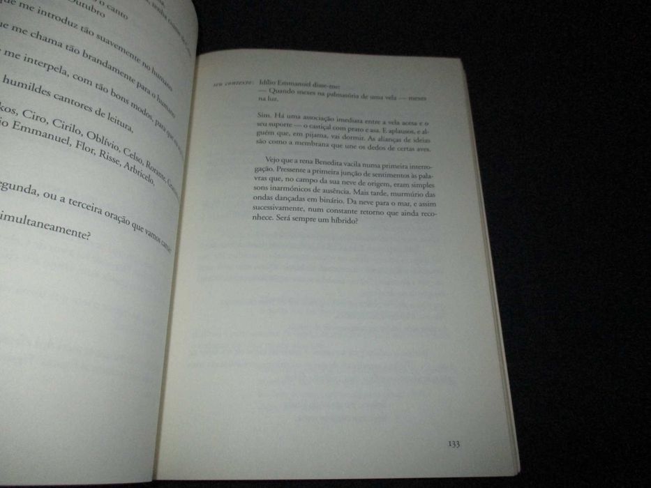 Livro Os Cantores de Leitura Maria Gabriela Llansol