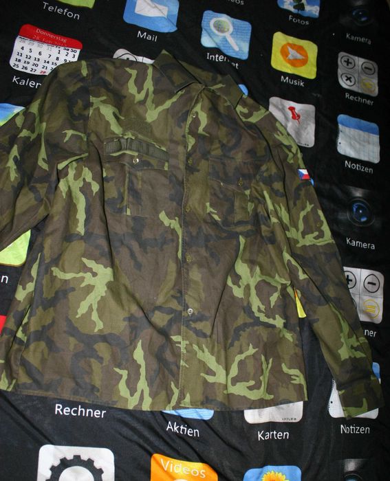 Військова сорочка чеської армії Czech Army M95 Woodland Camo Combat