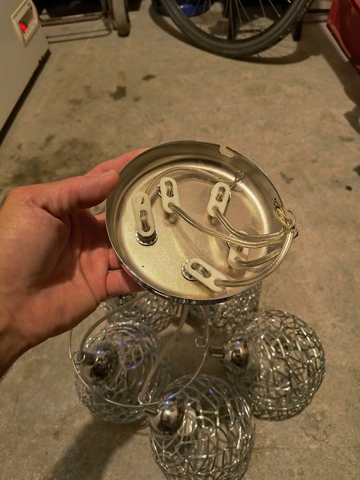 Lampa salonowa na 5 żarówek