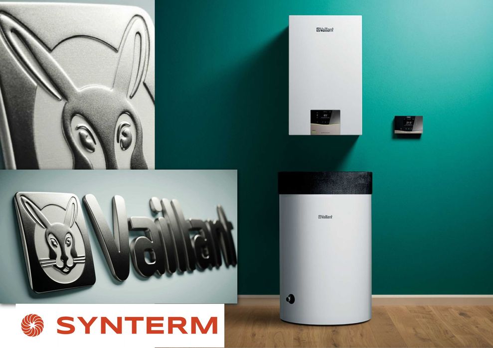 Piec / kocioł CO Vaillant PLUS VC15CS + zbiornik CWU 120l. Z montażem.