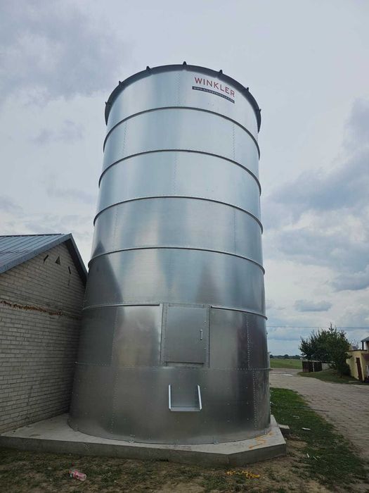 Silos zbożowy płaskodenny/lejowy, bin's , cemęciak