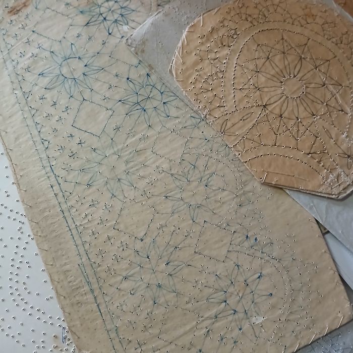 Antigos piques Renda de Bilros