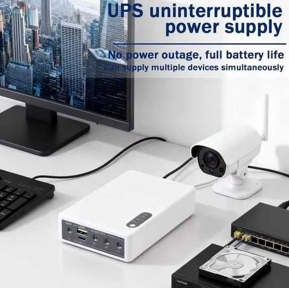 Mini UPS QX-606 Джерело безперебійного живлення 47 WH/20000 mAh