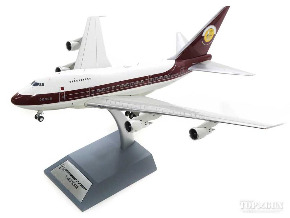 UNIKAT METAL: Boeing 747SP Qatar Amiri Flight 1:200 – Inflight200