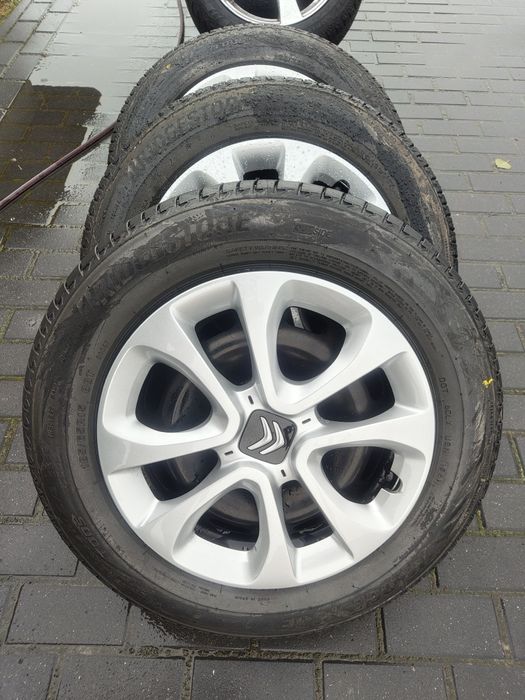 Koła letnie do Citroena 4x108 opony nieuzywane 185 65 R15 nowe kołpaki