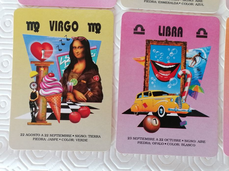 Série completa de 12 calendários de 2006 dos signos do Zodíaco