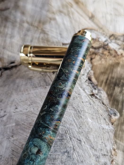 Pióro Magnetic Gold P09 drewno stabilizowane